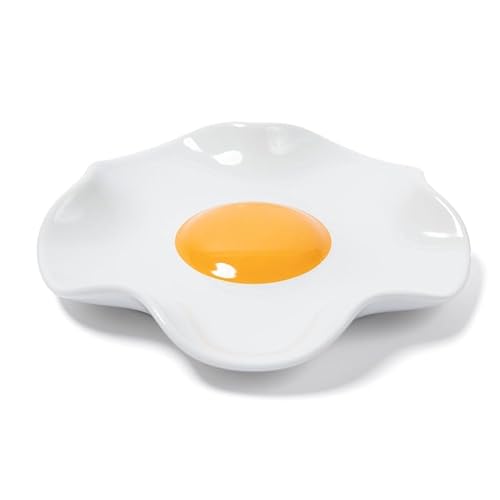 Fried Egg Ceramic Spoon Rest for stove top and kitchen