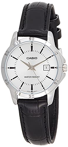 Casio Women's LTP-V004L-7A Genuine Leather Band Analog Watch Casio Women's LTP-V004L-7A Genuine Leather Band Analog Watch
