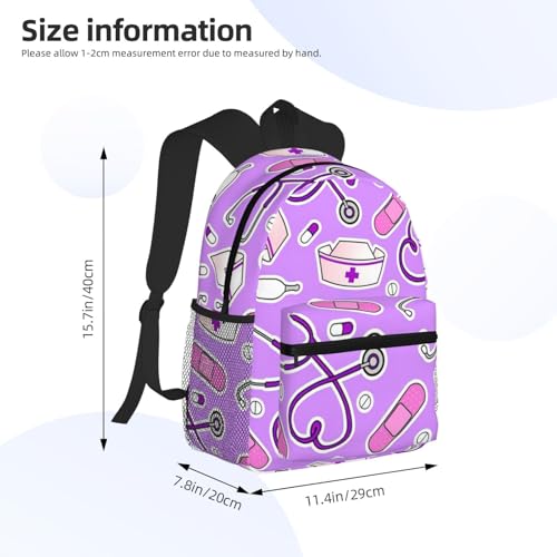 Sac à dos infirmière polyvalent contre le mal de dos en voyage - 4