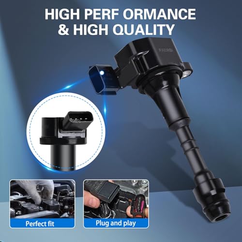 Ignition Coil Pack of 6 Replacement for V6 3.5L 4.0L - Nissan Altima Frontier Maxima Murano NV1500 NV2500 Pathfinder Quest Xterra, Infiniti I35 QX4, Suzuki Equator, Replace# UF349, C1406, UF-349 by FAERSI - Image 3