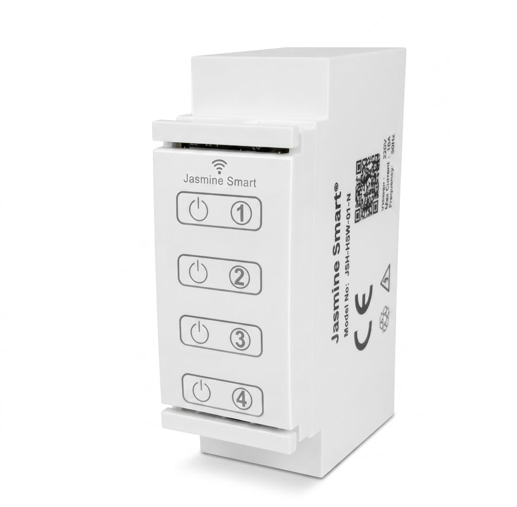 Jasmine Hybrid Smart Switch (JSH-HSW-01-N), White | 4-in-1 Retrofit Smart Module, Wi-Fi & Voice Control (Alexa, Google Assistant), Energy Monitoring, No Rewiring Required-image-38