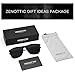 ZENOTTIC Square Polarized Sunglasses for Men Ultralight Carbon Fiber Sun Glasses Driving Fishing Golf Sports UV400 Protection