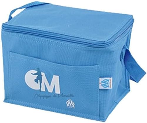 Olympique de Marsella 5GLA015OM - Nevera portátil pequeña, 21 x 15 x 15 cm, Azul