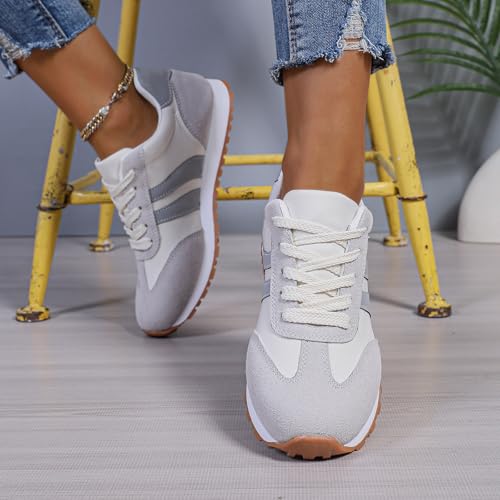 Chaussures décontractées confortables cuir souple dames lacets 40