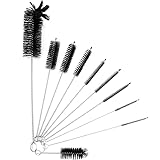 Bottle Cleaner Brush 10pcs,Straw Cleaner Brush Extra Long,Flexible Bottle Brush with Elbow Brush for