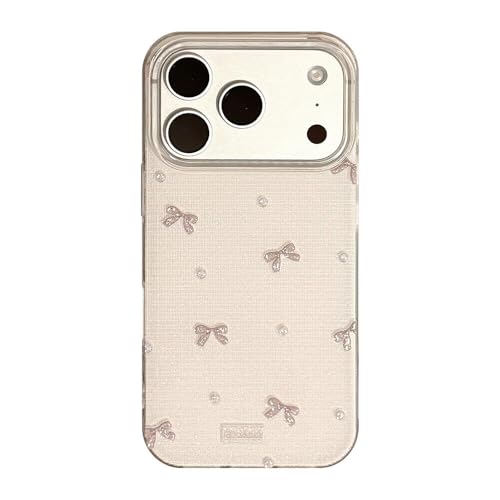 LUCKCOF �P�[�X For iPhone 16 Pro ���� �N���A �{�E�m�b�g �؍��� �L���L�� 3D ���� TPU�J�o�[ �Ռ��z�� �����h�~ �A�C�t�H�� 16 Pro ���p�X�}�z �P�[�X �J�o�[ ���^ ���΂݂ɂ��� �����X�}�z�P�[�X �����Y�ی� 