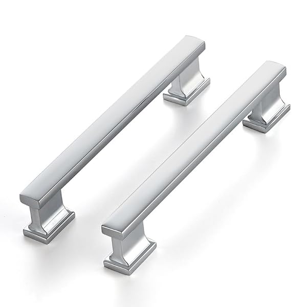 Ravinte Hardware 20 Pack 5 Inch (128mm) Polished Chrome Cabinet Pulls, Heavy Duty Kitchen Drawer & Cupboard Handles, Solid Cabinet Hardware by Ravinte Hardware - Used condition - US$31.57