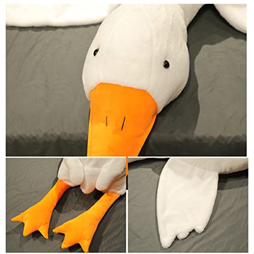 50/90Cm Giant Goose Stuffed Animals Plush Toys Soft Pillow Cushion Cute Goose Plush Toy Stuffed Animals Toy Gifts For Kids Adults Grey 50Cm #TOP7
