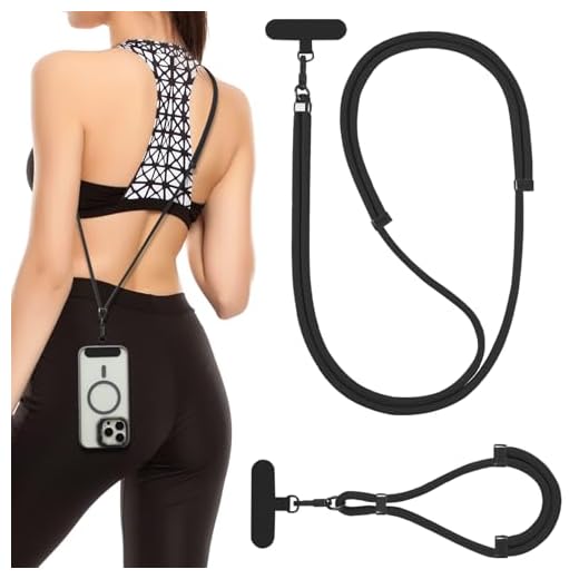 VVAAGG Cell Phone Lanyard for iPhone: Crossbody Phone Strap Adjustable Neck Wrist Strap Anti Theft Long Lanyard Travel Essential for Women Most iPhone and Android Smartphones
