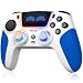 SFGSUP Wireless Pro Controller for PS5, PC, Mac, Steam Deck, Blue-White