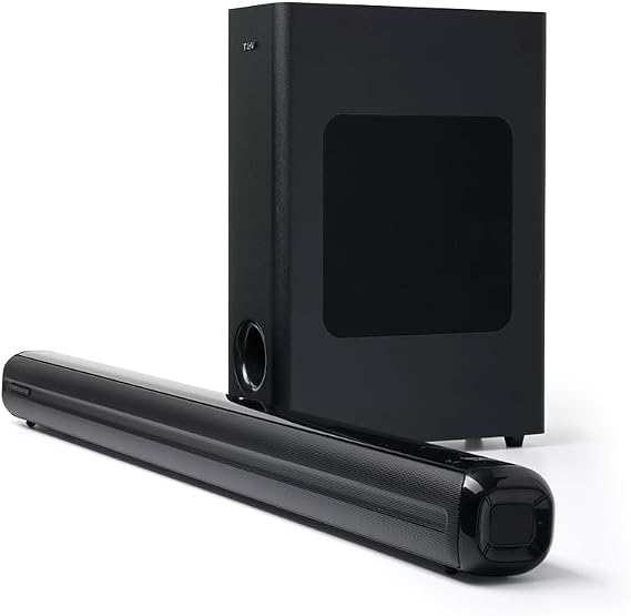 Thonet & Vander Kino 150W RMS Soundbar + Subwoofer 2.1 Speaker Bluetooth HDMI Remote Control