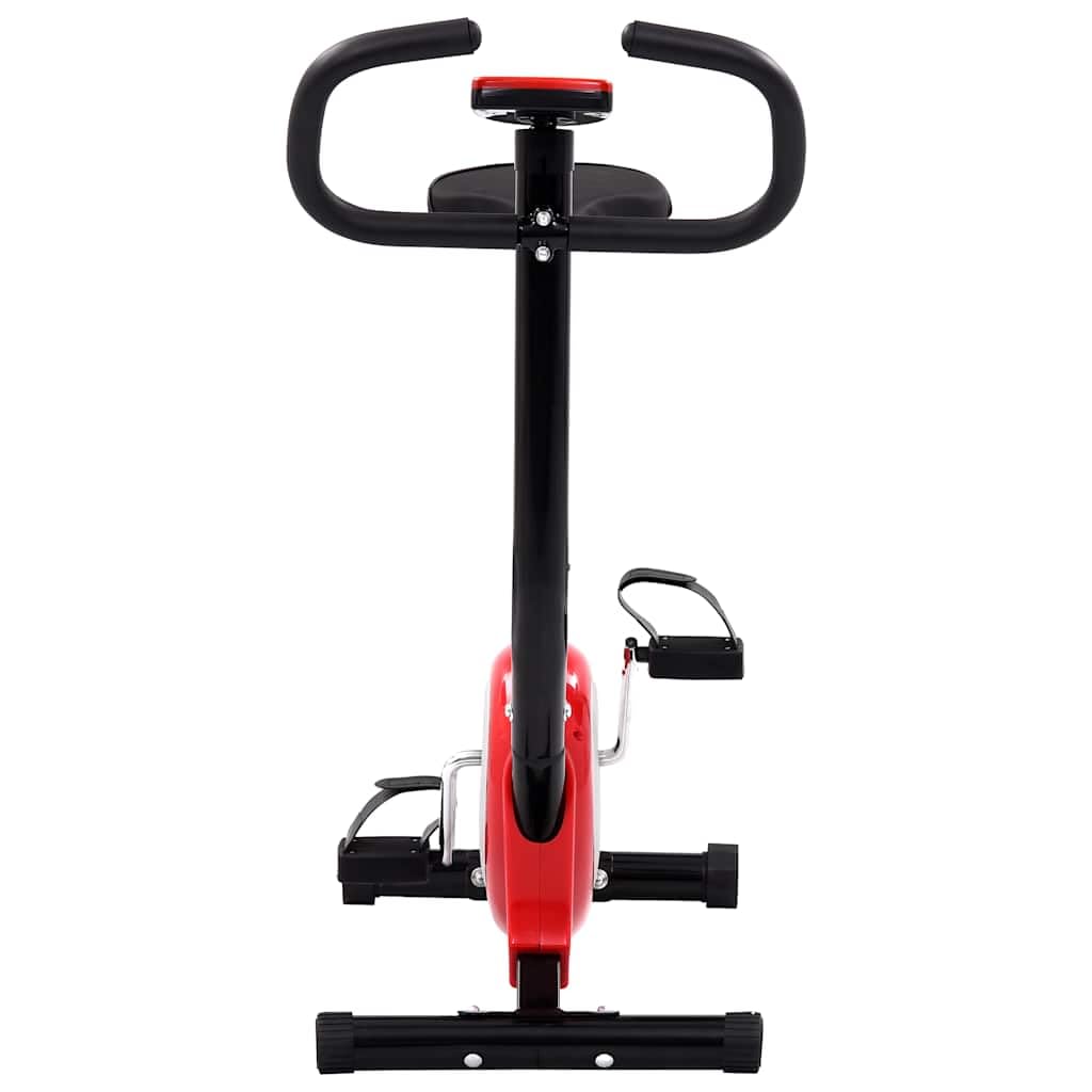 Rower treningowy z napędem pasowym i wyświetlaczem LCD, regulowane siodełko, antypoślizgowe pedały, wytrzymały rower fitness do treningu wytrzymałościowego w domu, chroni stawy, zużycie