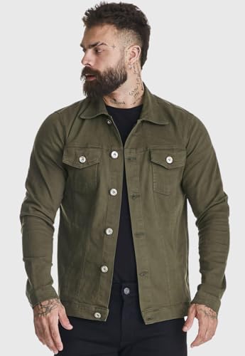 Jaqueta Jeans HNO Jeans Premium Lisa Verde