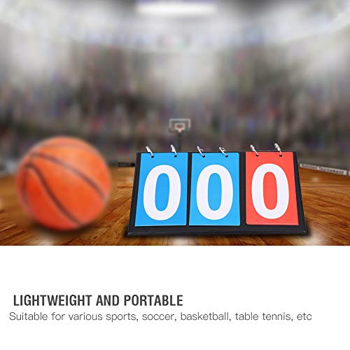 Marcador deportivo portátil plegable 3 dígitos miniatura 3