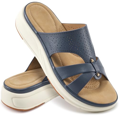 Womens Sandals Dressy Walking: Comfortable Dress Slide Women - Summer Outdoor Platform Sandals