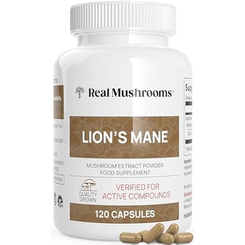 Real Mushrooms Lion's Mane Mushroom Supplement Cover