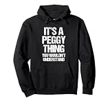 Es una cosa de Peggy (no lo entenderías) - Nombre del juego Peggy Sudadera con Capucha