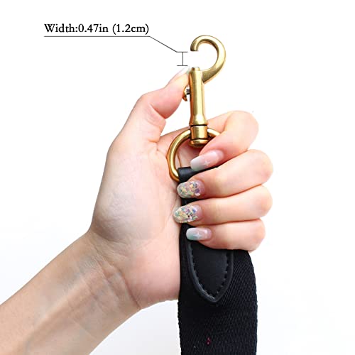 Image of jiesinlov Bag Strap Replacement Crossbody Strap for TOTE Handbags Adjustable (BLACK)