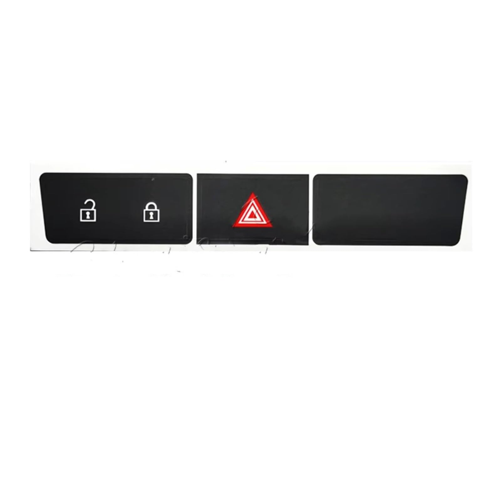 Button Trim Compatible with Vauxhall for Astra for GTC 2009-2015 Car Switch Button Sticker Climate Radio Panel Repair(Centrel Console)