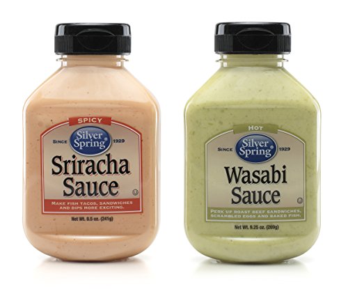 Wasabi Sauce Sriracha Sauce - Silver Springs Bundle 2 Pack - 8.5oz & 9.25 oz - Thumbnail 2