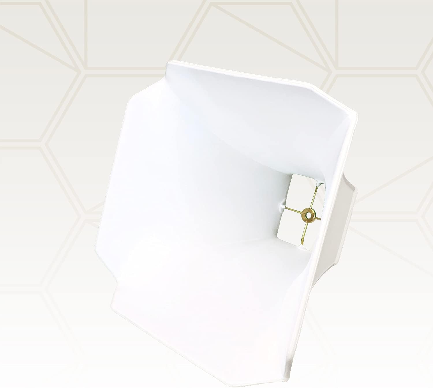 Amazing 🔥 Royal Designs Pagoda Basic Lamp Shade, White, 7 x 18 x 15.5