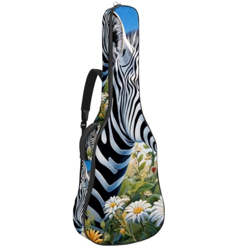 Housse guitare acoustique 42 pouces imperméable avec rembourrage éponge antichoc