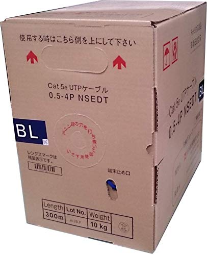 新品 未使用 長期保管品 東日京三電線　Cat5eUTPケーブル 紫色:300m 新品 未使用 長期保管品 東日京三電線 Cat5eUTPケーブル 紫色