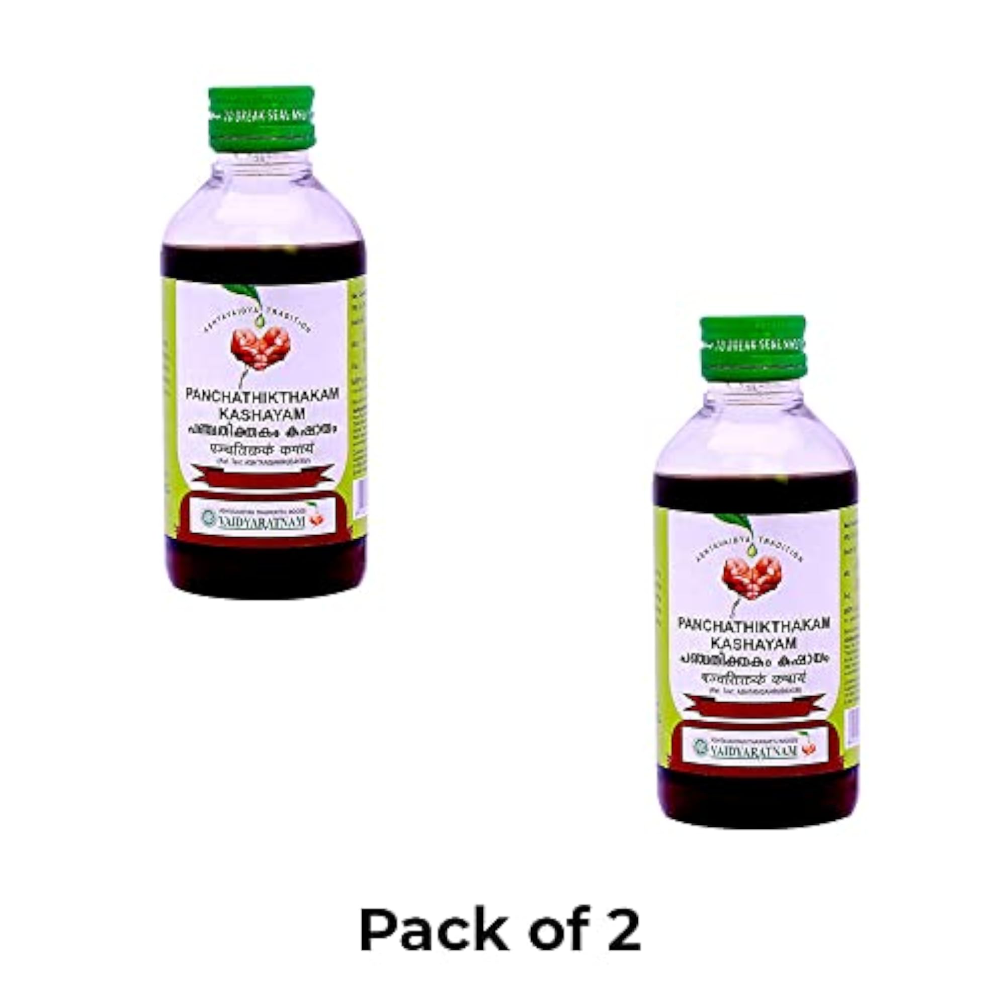 Vaidyaratnam Panchathikthakam Kashayam 200 ML (Pack Of 2)
