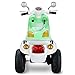 Kidzone Ride On Motorcycle Toy 3-Wheel Battery Powered Motorbike for Kids Aged 3+ Years with Music, Headlight, Horn, Storage Trunk, Key Switch for Boys & Girls - Light Green