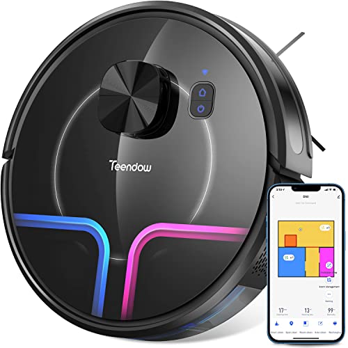 Teendow Lidar Robot Vacuum Multi-Floor Mapping Technology, Robotic Vacuum Cleaner ...