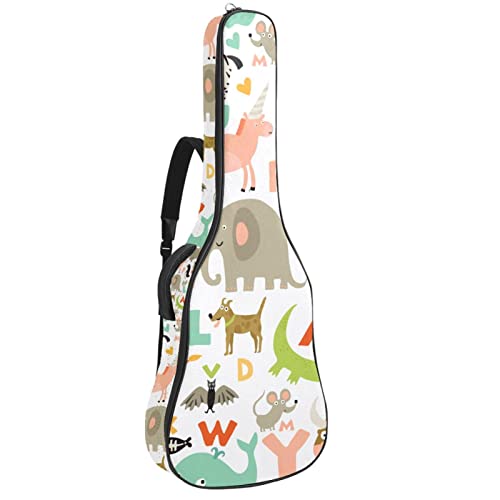 Housse imperméable pour guitare acoustique avec double bandoulière et poche Motif visage de chat coloré, Multicolore 02… - Les Beatles, Paul McCartney, John Lennon, RIngo Starr, George Harrison Housse imperméable pour guitare acoustique avec double bandoulière et poche Motif visage de chat coloré, Multicolore 02…