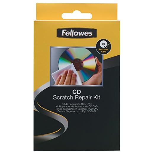 Fellowes Inc/CD/DVD Scratch Repair Kit, For CD, CDR, DVD, DVDR and DVDRW / FEL99763