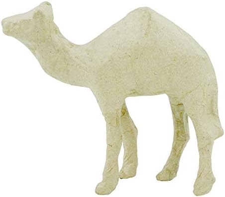 Décopatch - Ref AP608O - Small Giraffe - Papier Maché Object to Decorate - 9 x 3 x 15cm - Decorate with Décopatch Papers & PaperPatch Glue, Glitter, Paints