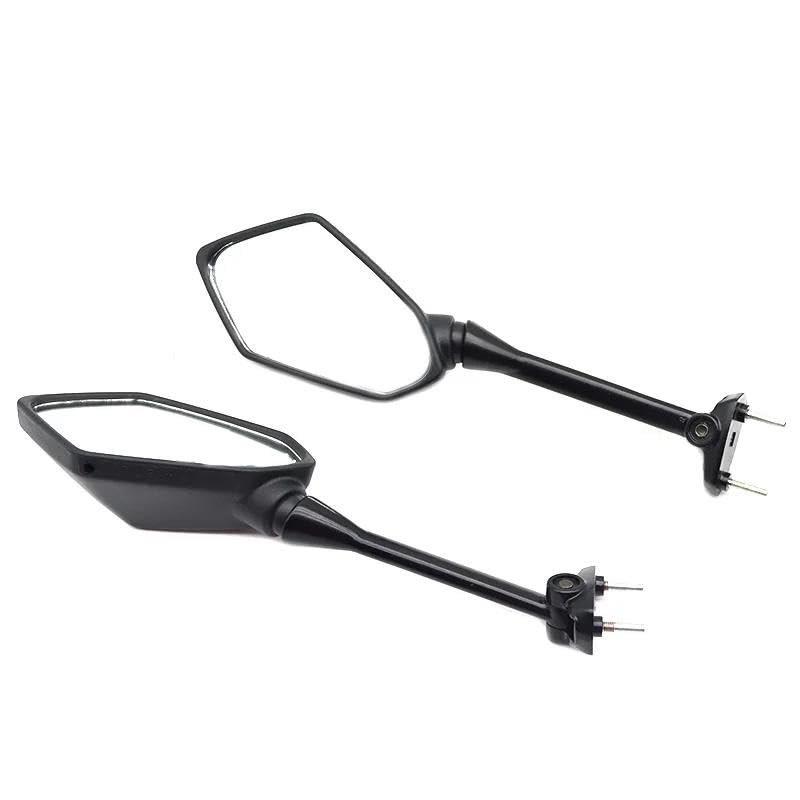 Espejo lateral motocicleta antirreflejos con visión ampliada para Ninja ER6F y 400R