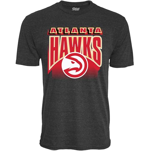 Atlanta Hawks NBA Officially Licensed Tri-Blend T-Shirt Starters Black, Large