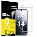 NEW'C 3 Pezzi, Vetro Temperato per Xiaomi 14 (6,36 Pollici), (non compatibile con Xiaomi Redmi Note 14) Pellicola Prottetiva Anti Graffio, Anti-Impronte, Senza Bolle, Ultra Resistente