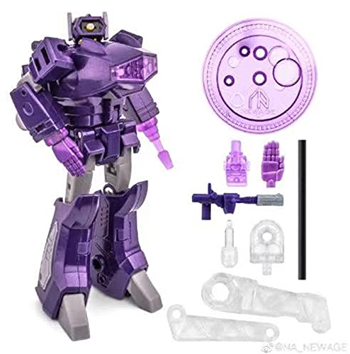 Zioizfu Newage Nah35Ex Na-H35Ex Cyclops Shockwave Metallic Version Mini Robot Action Figure Toy Instock #TOP1