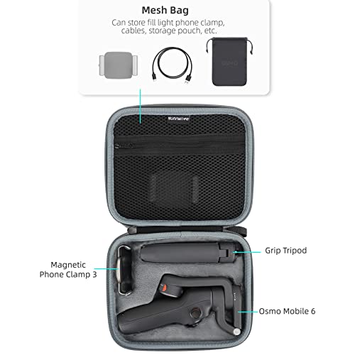 Estuche rígido para Osmo Mobile 6 con espacio para trípode 6