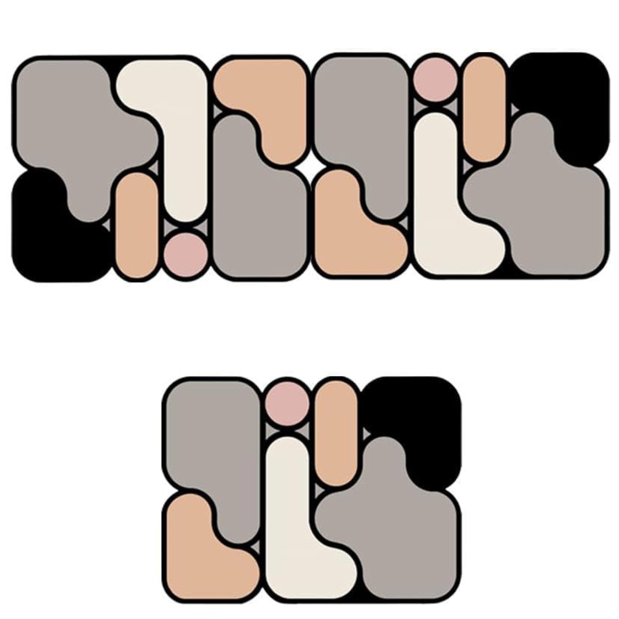 Bathroom Door Puzzle 5D Mat, Multicolor, 40 * 60cm