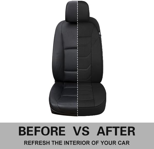 Miniatura 5 de Juego de fundas de asiento delantero de malla de aire 3D, lavables y transpirables, de tela de primera calidad, para interiores de automóviles,