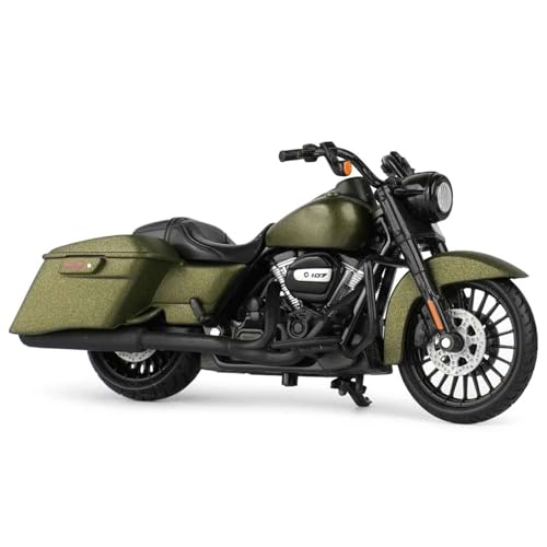 Modèle Moto Miniature Harley Davidson Road King Spécial 2022 Vitrine sans Poussière Métal