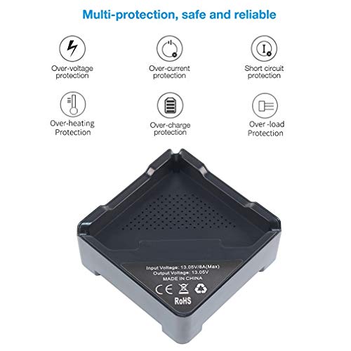 Hanatora Battery Charging Hub For Dji Mavic Pro((1St Gen))/Platinum/Alpine White, 4 In 1 Charger With Charge Lcd Display #TOP5