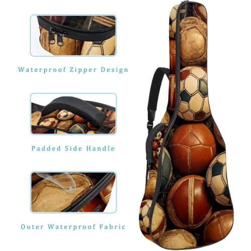 Sac guitare classique 106,7 cm avec sangle réglable contre le mal de dos - 4