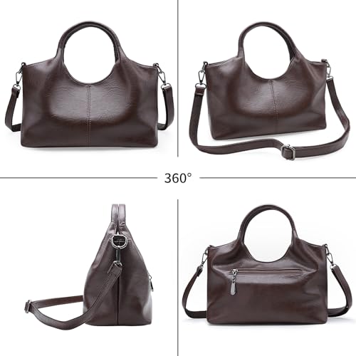 OREXINE Leather Women's Shoulder Handbags, Purses for Women, Leather Purse by OREXINE - Used condition - Image 6