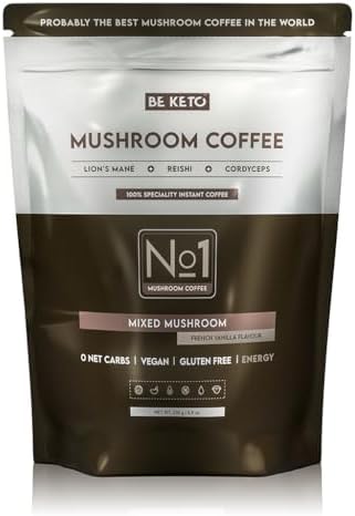 Café Soluble - Champiñón (Lion's Mane & Cordyceps & Reishi) - Vainilla francesa 250 g