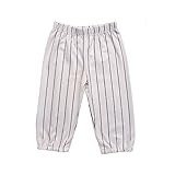 Baseball Pants Cake Smash Birthday Outfit Navy Blue Pinstripe Uniform Pants Half Way To First (18 Months)