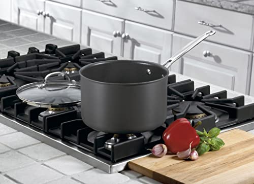 Cuisinart 6194-20 Chef's Classic 4-Quart Nonstick-Hard-Anodized, Saucepan W/Cover #TOP5