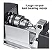 BACHIN Mini Lathe Beads Polisher Machine DIY Machining for Table Woodworking Wood DIY Tool Lathe Standard Set DC 12V-24V 96W