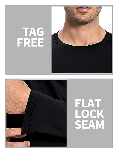 Pioneer Camp Mens T Shirts Cotton Casual Crew Neck Short/Long Sleeve Basic Heavyweight Soft Plain Tees Classic Fit Tshirts4