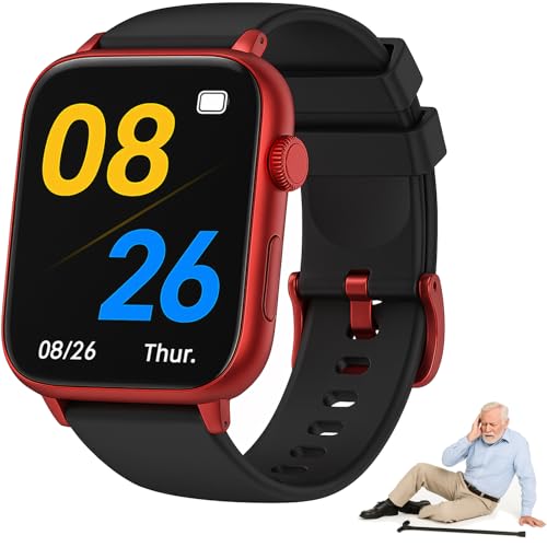 Vexorium Montre Connectée Senior 4G Rouge